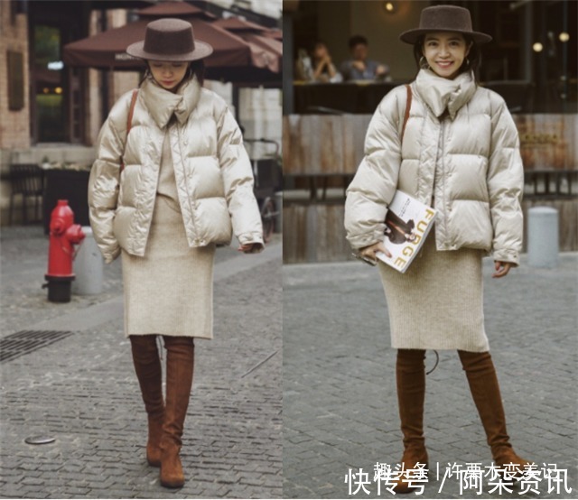 小姐姐 又到了穿“羽绒服”的季节,跟三木这样来搭配,比你想象中要好看
