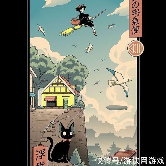 菲律宾|趣味满满!菲律宾绘师完美结合动漫与喵星人浮世绘