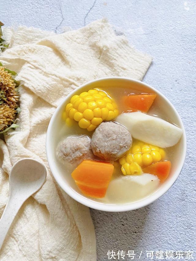 丸子|秋季润燥，这汤能帮忙！鲜香暖胃又护眼，娃咕噜咕噜喝掉一大碗