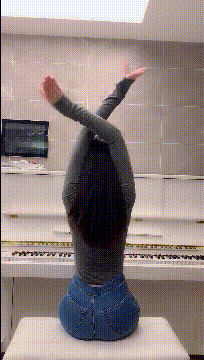 |搞笑GIF:等有钱了我也要请这么多人来我办公室跳舞