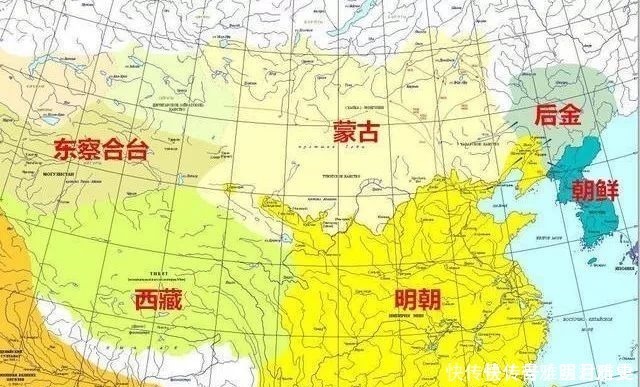 俄罗斯版中国历史地图,这4幅还是难藏私心