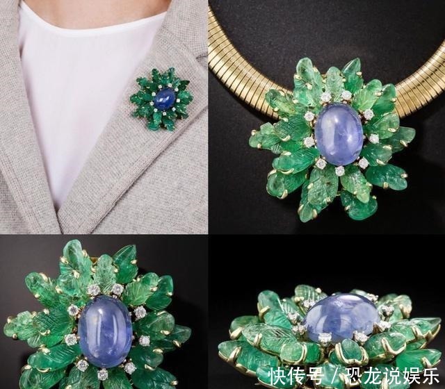 一枚重达16克拉的古董级星光蓝宝石胸针,为何如此让人着迷