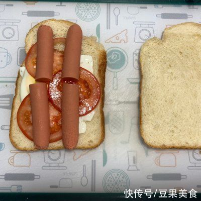 沙拉酱|鸡蛋火腿肠三明治你这么做，不怕你不上瘾