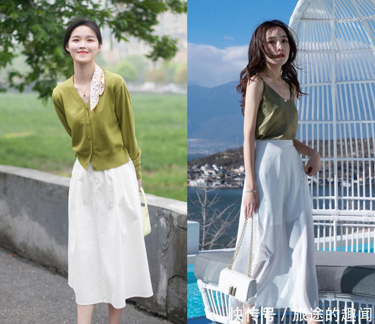 裙子|想不到“穆勒鞋和裙子”火了,优雅显气质,精致女人必备