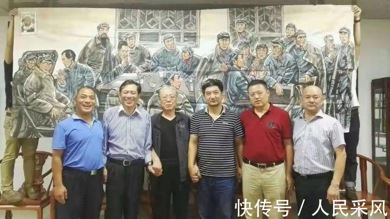 中华民族&任伟~中国红色国画长卷:(长征)六百米峥嵘岁月!