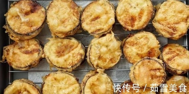炸茄盒不是塌陷就是不脆？有技巧可学，好吃不油腻