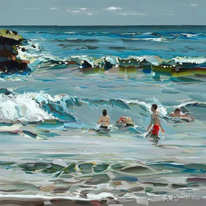 科特&他的绘画是光与色的交响乐,充满着前卫和时尚