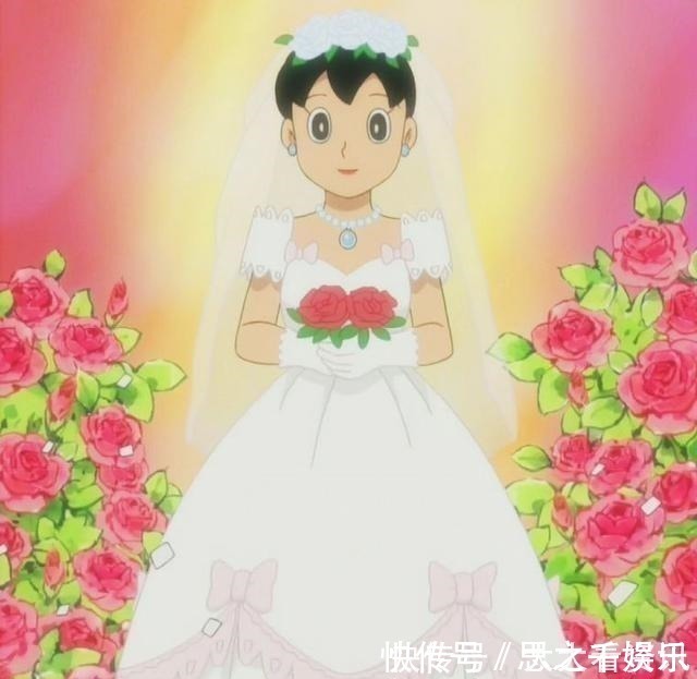 木杉|动漫里最美的5位新娘子,静香端庄优雅,第5位国产版橘里橘气的