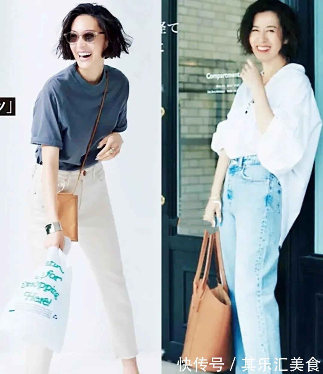 减法|40岁要懂得收敛,日系熟女们钟爱的“减法搭配”,谁穿谁好看