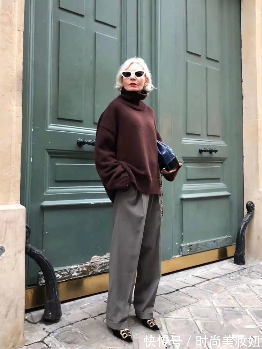 奶奶|这位50岁奶奶太会穿,靠穿搭打造高级风,年过半百也美得出众