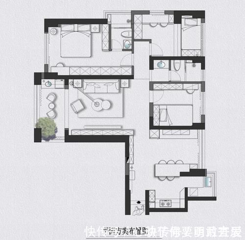 客餐厅|看了她家，才知道什么是品味，全屋色调统一，满满的高级感