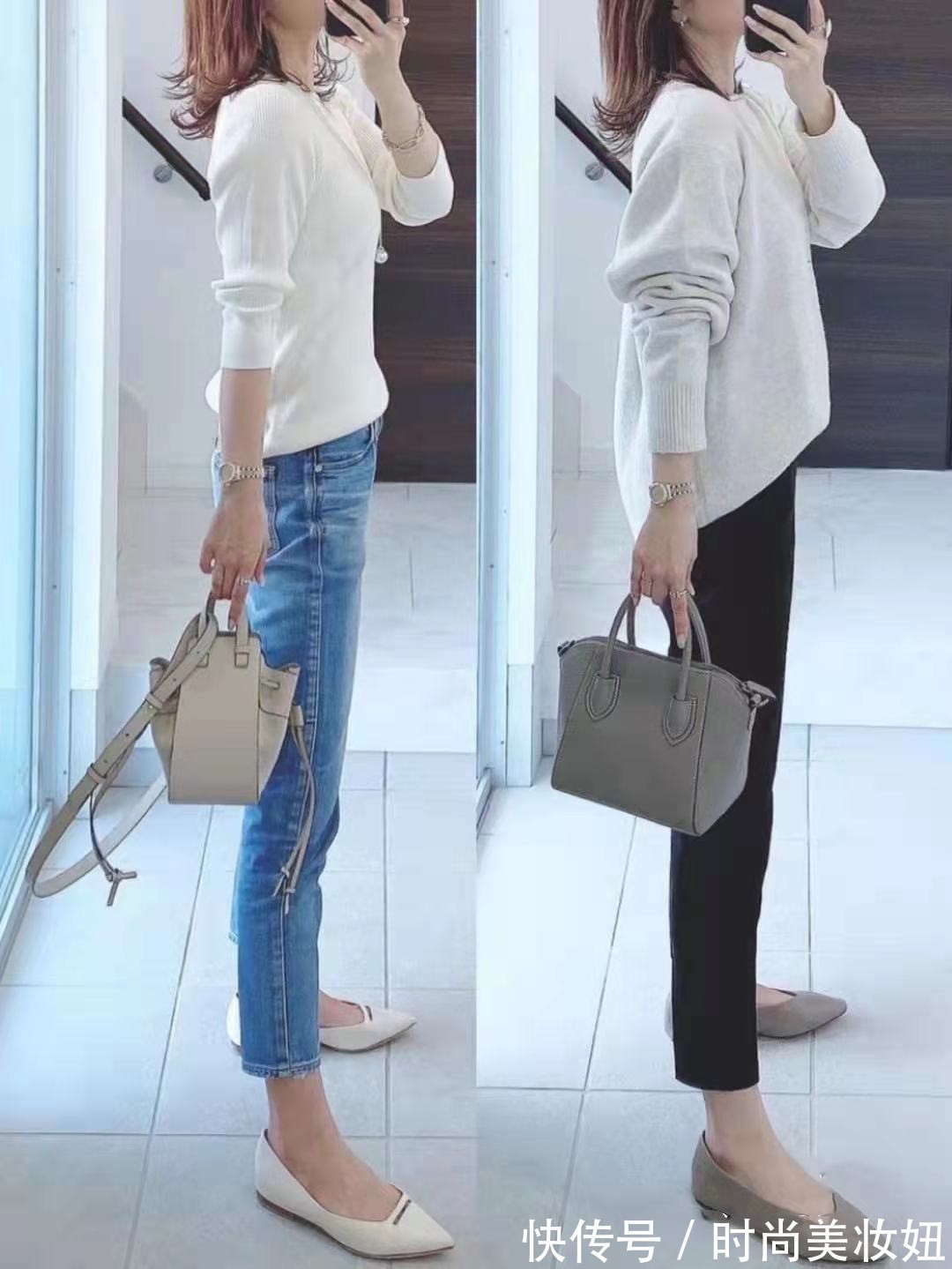 妈妈|“毛衣+9分裤”怎么搭更高级,40岁妈妈的穿搭经验,减龄又洋气