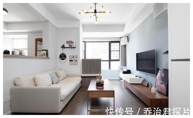 玻璃门|这是我见过最简洁通透的家,87㎡,开放式半墙,打破户型局限!