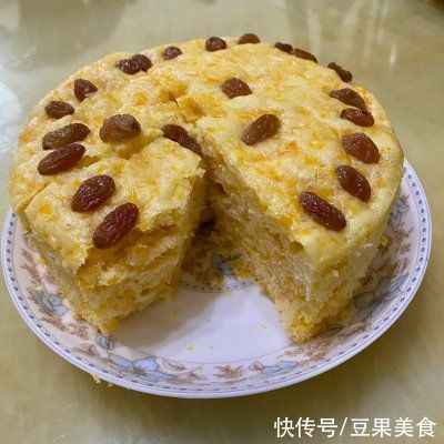 南瓜发糕|吃一次就念念不忘的南瓜提子发糕