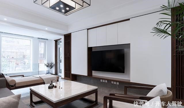 客厅|有一种美,叫做新中式!145㎡新房打造的极简又高级!爱了!