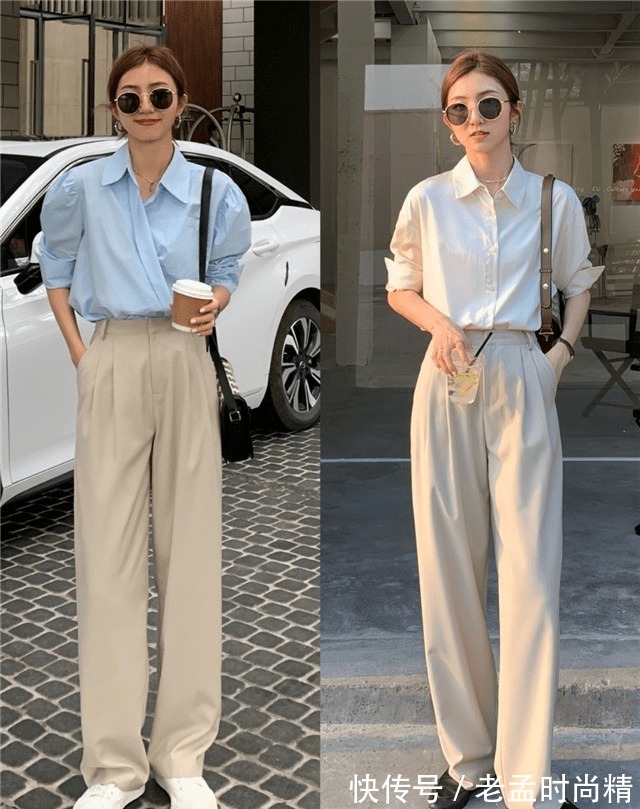 好身材|“衬衫+阔腿裤”别总老一套!学会这3招,气质高级