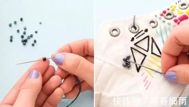 diy 小白鞋穿腻了?试下刺绣后的小白鞋,一样穿出“花”样!附教程