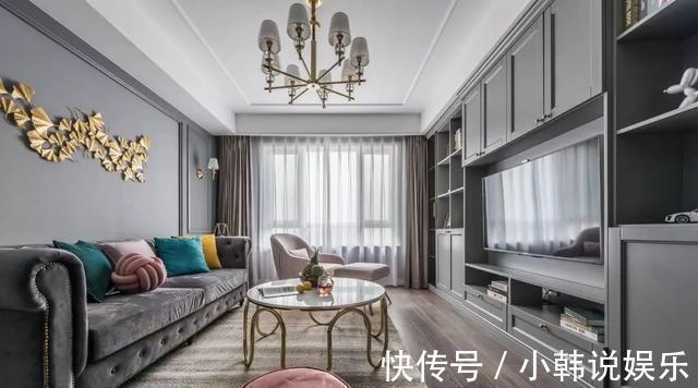 业主|120平轻奢风三居，充满活力和温馨的婚房设计