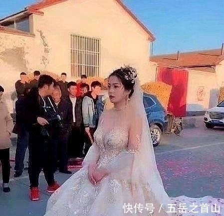 农村新娘|最美农村新娘,气质不输明星,新郎上辈子做了什么?