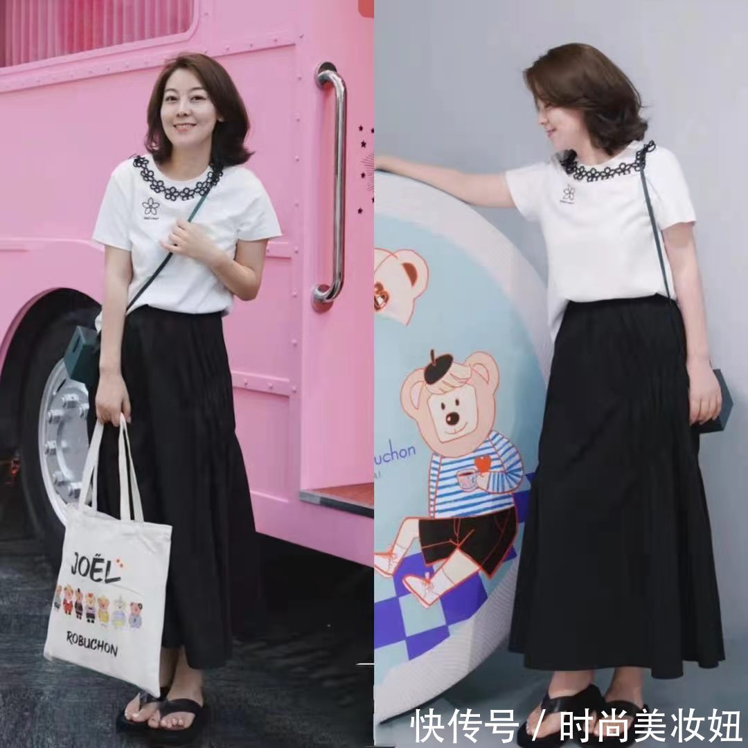 姐姐|气质好并不是只靠颜值,这位40岁姐姐靠穿搭赢得优雅,太美了