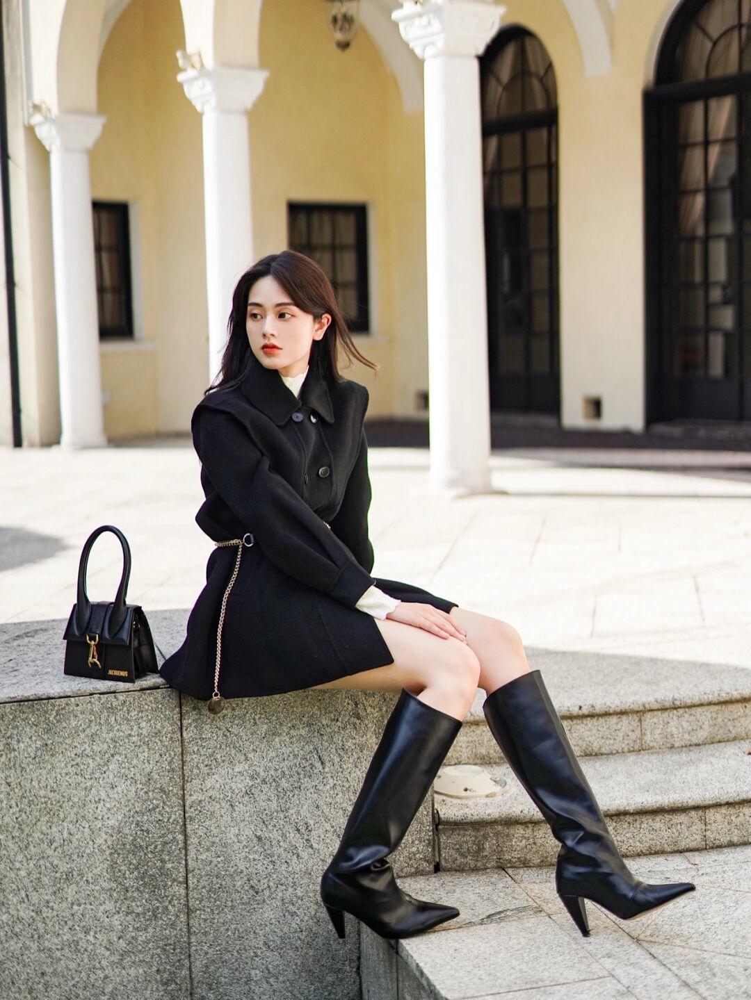 包臀裙|熟女要学会的“毛呢外套”搭配,能让你出街稳赢,秘诀在这6点