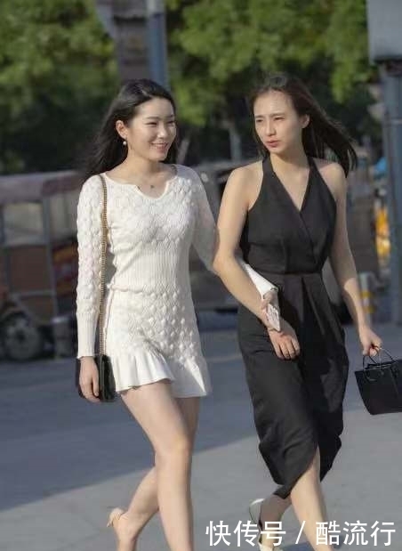  妹子|街拍：简约清爽的妹子，性感时尚无需刻意气质自来！