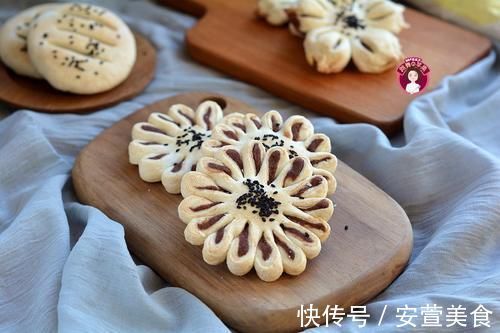 快过年了,教你用1块面做3种酥皮点心,菊花酥桃花酥漂亮又好吃