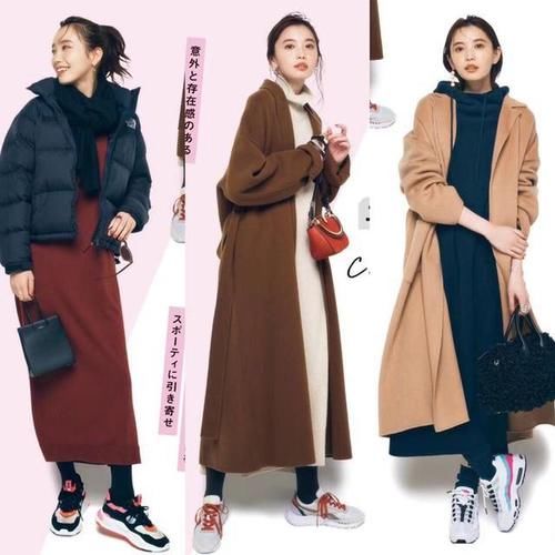 明天上班穿什么？大衣半裙老爹鞋，舒适又时髦