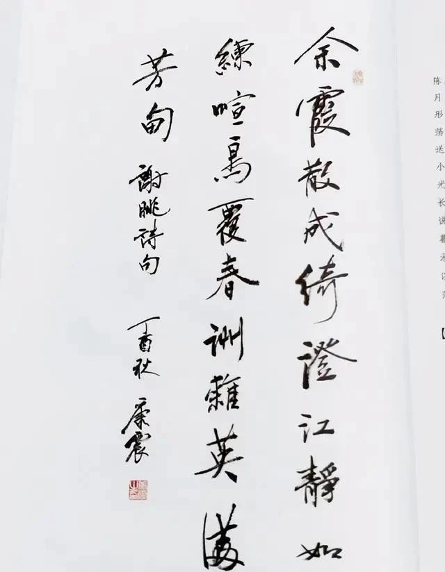启功体&康震书法没让粉丝失望,儒雅细腻,字如其人,略带“启功体”笔意