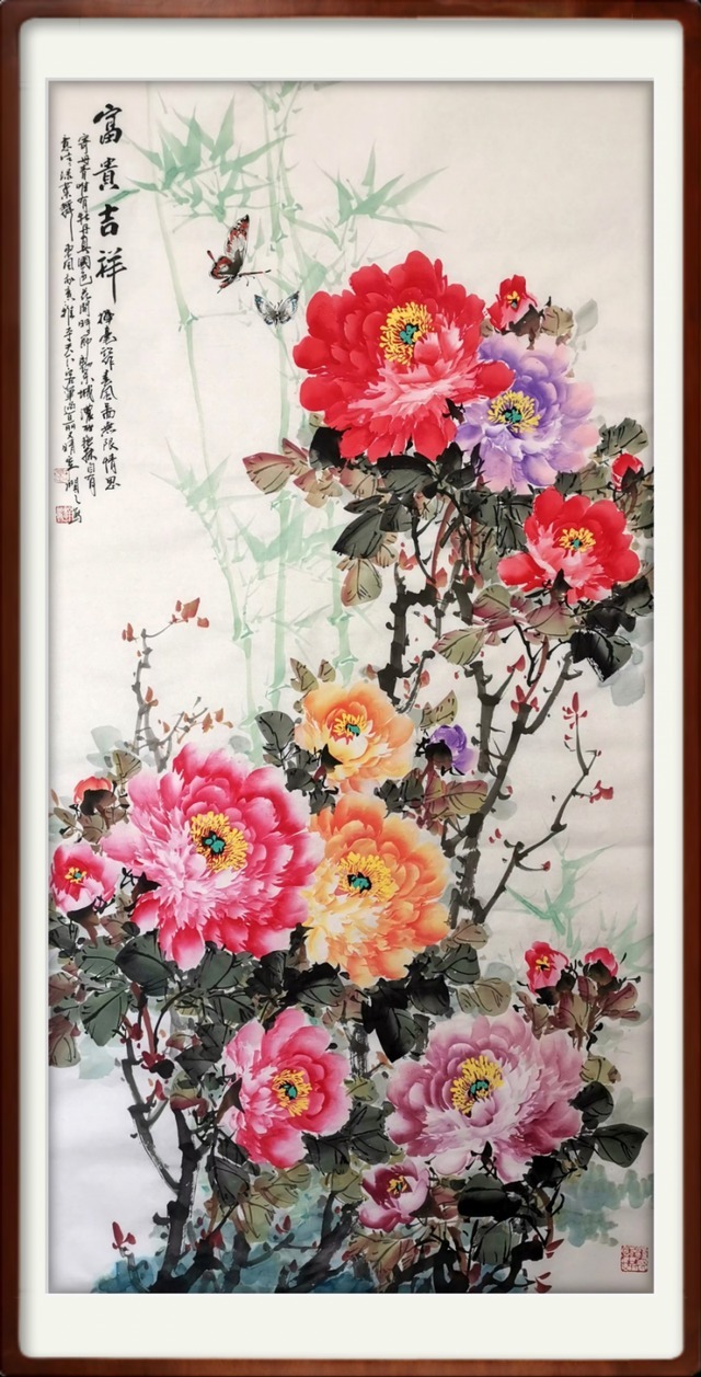 【画作欣赏】心中牡丹开,处处是暖阳,画家王润之作品欣赏