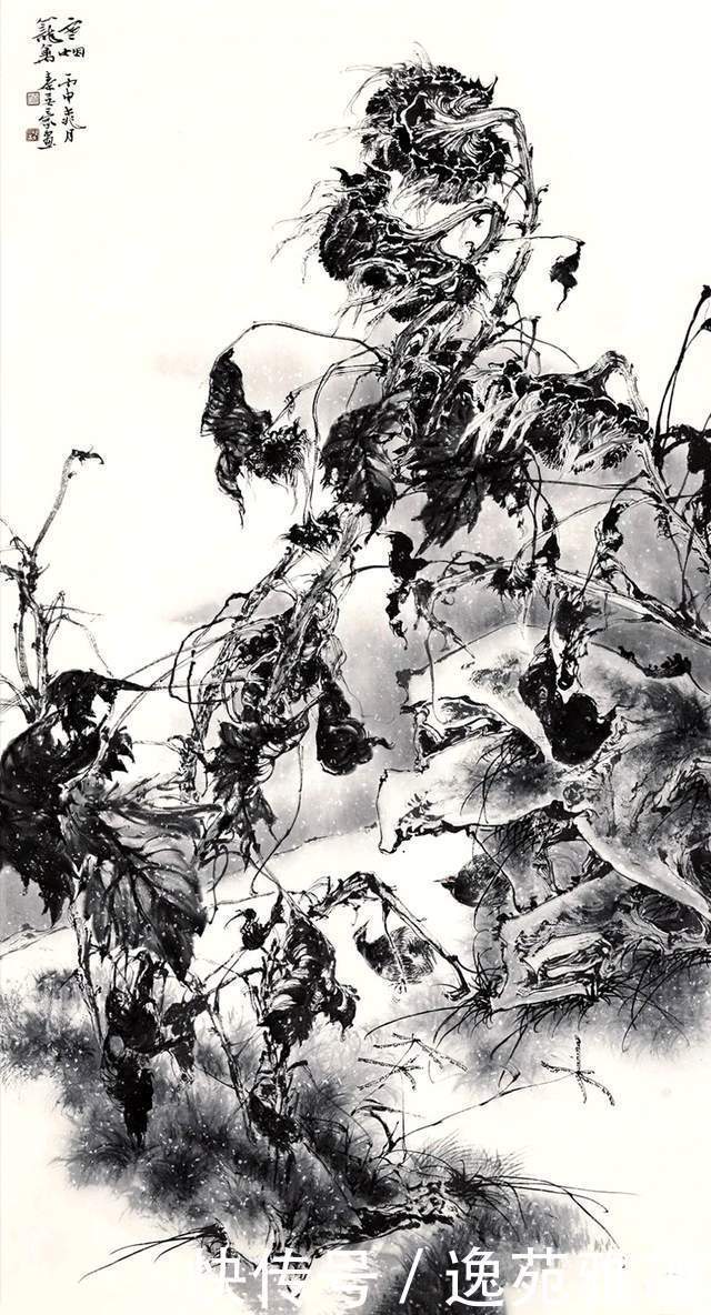 「画作欣赏」忘记烦恼,活出快乐,画家秦英豪作品欣赏