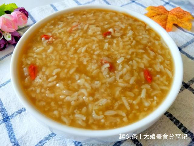 红糖|七款女生喝的养生粥,温补气血,一周七天不重样,由内而外美起来