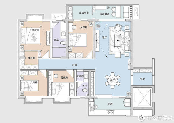 中式|这对夫妻俩装修思想前卫，全屋新中式混搭风格，效果让人羡慕极了