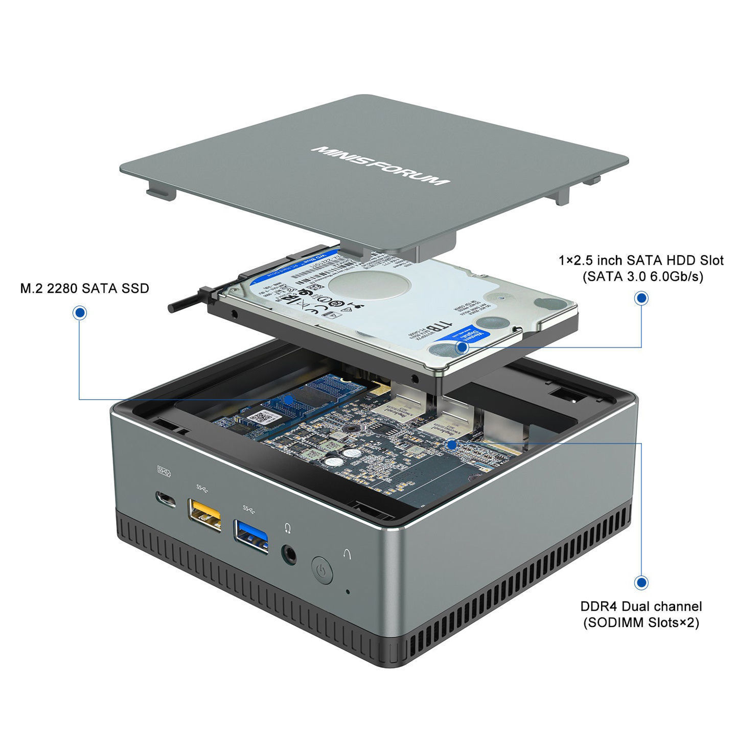 主机|Minisforum 发布 UM350 迷你 PC：搭载 R5 3550H 处理器