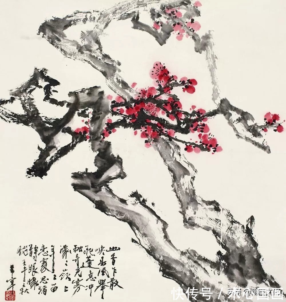 正气浩然!“梅痴”于希宁的诗与画:铁骨寒梅颂国魂