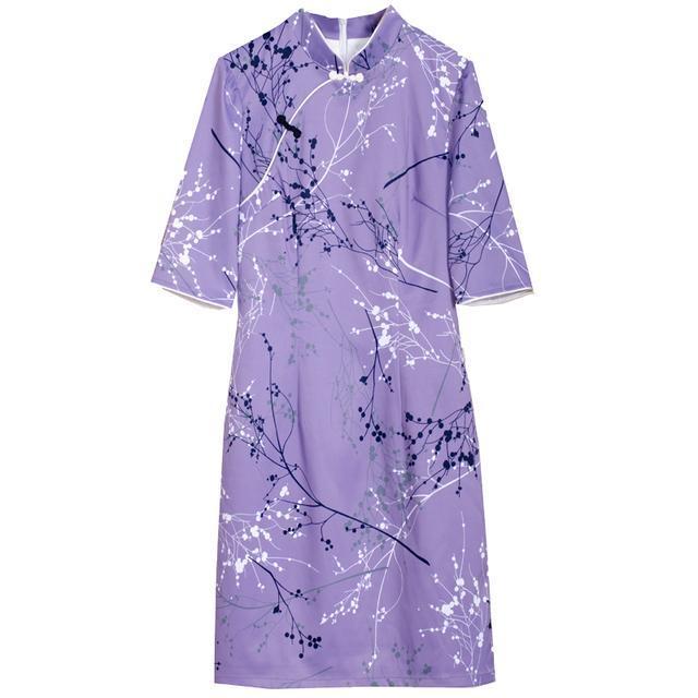 女人味|改良旗袍连衣裙，穿上女人味显示得淋漓尽致