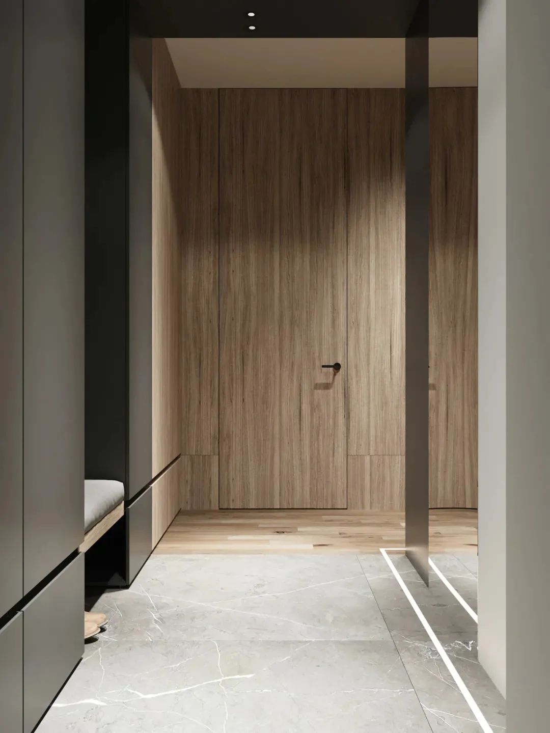 家装|80款入户鞋柜设计方案,人家这样装,太亮眼了