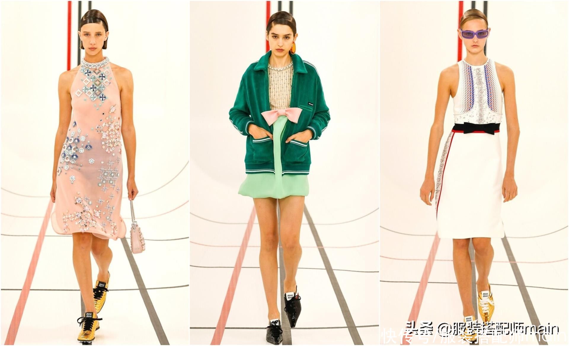 时髦不累脚的猫跟鞋，记住这4个搭配思路，显高又显气质