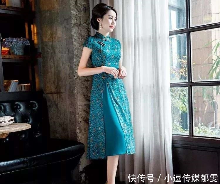 气质|复古优雅宴会棉旗袍,教你做最美气质女神!