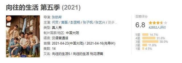 节奏感|《向往的生活5》收官，评分虽然高达6.8，但疑似没有第六季？