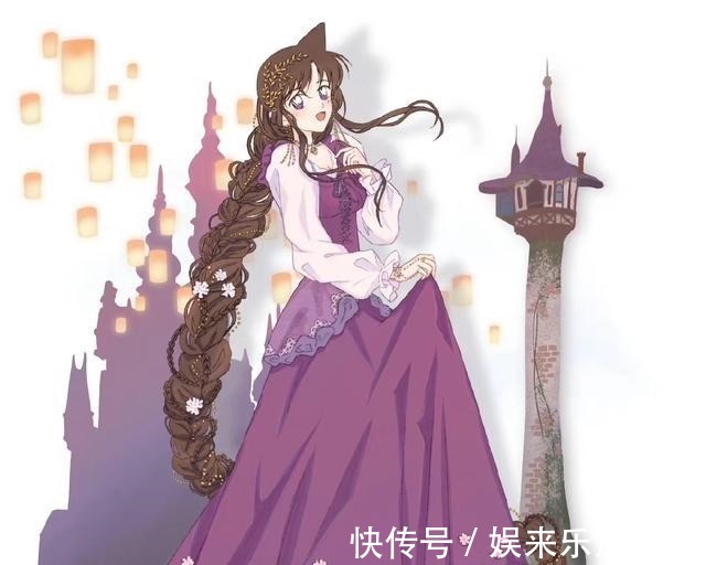 造型|名侦探柯南造型百变的毛利兰公主,美人鱼纯粹梦幻,花木兰酷飒