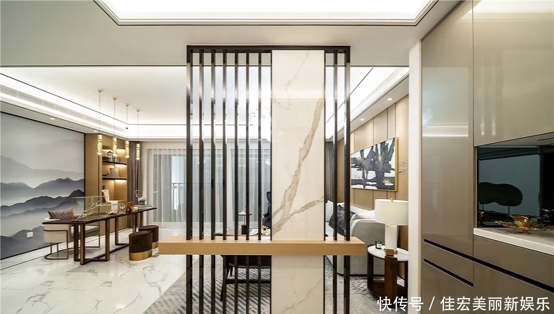 豪宅|95后小伙子的“豪宅”，165㎡新中式之家，水墨乘风，叫人佩服