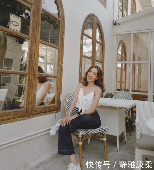 泰迪卷+仙女裙,漏耳短发+T恤,今夏这么搭时髦炸了洋气又减龄