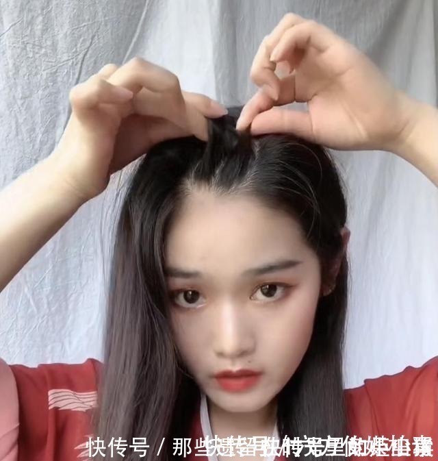 皮筋处 古代发型简单的梳发,学会这4种梳法,温柔优雅仙气十足