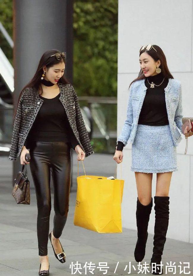 街拍美女:穿搭不用学闺蜜,保持自我风格,展现专属气质