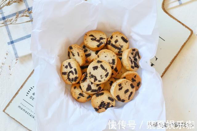 奥利奥|做饼干的时候加点奥利奥,不用打蛋器简单省事,香酥可口百吃不腻