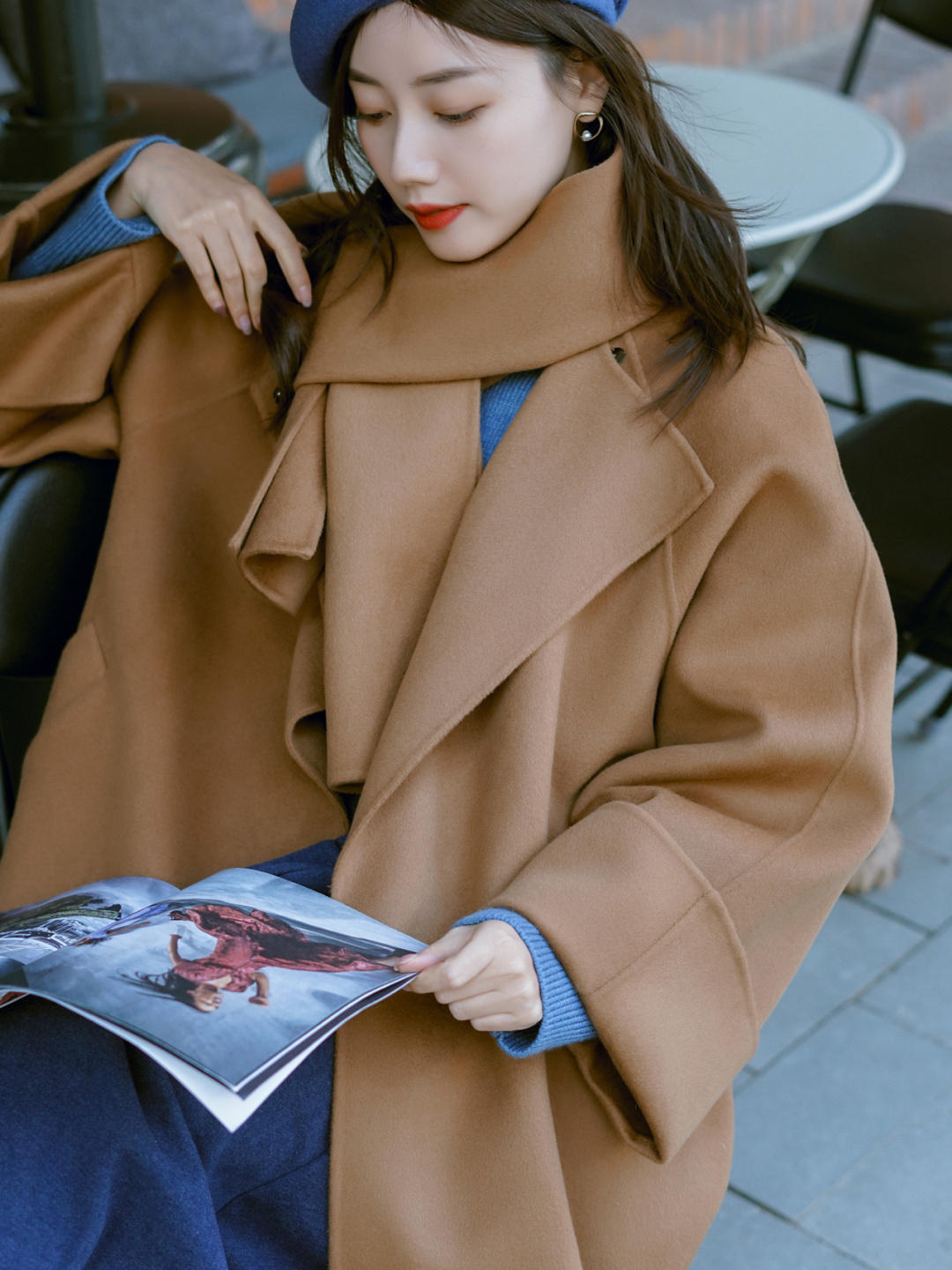 大衣|想保暖就试试“羊毛大衣”,瞧素人博主的穿搭,优雅时尚又显贵