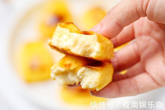 牛奶块|牛奶居然还能烤着吃,外焦里嫩、奶香浓郁,做法简单只需三步即可