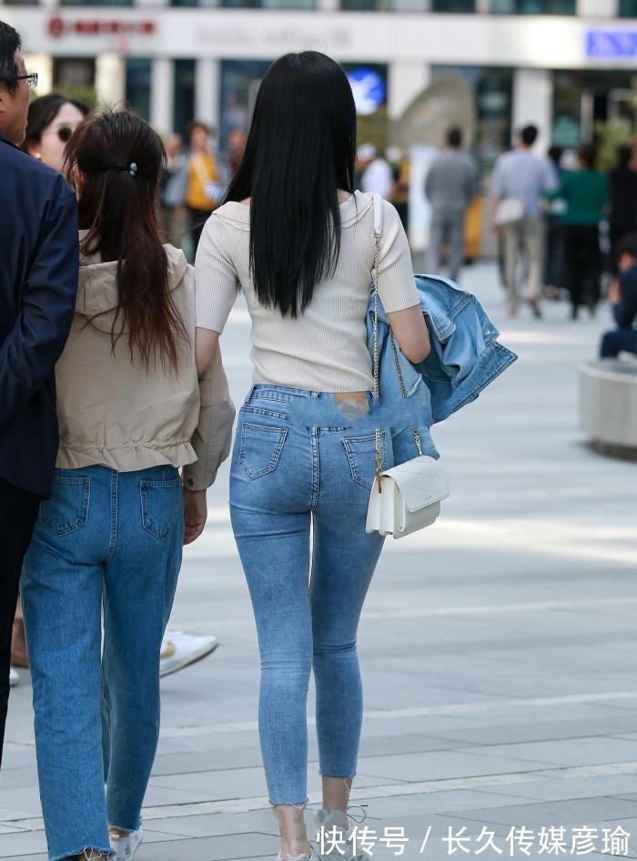 牛仔外套|针织短袖,搭配牛仔裤简单又减龄,还很百搭