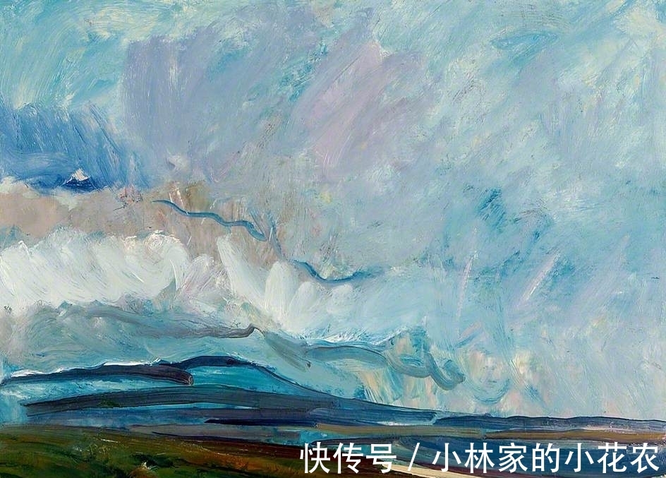 笔触|油画风景：从具象主义到抽象主义，这位画家都能自由切换